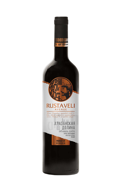 ПРОСПЕКТ РУСТАВЕЛИ АЛАЗАНСКАЯ ДОЛИНА (белое полусладкое) 1703