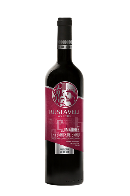 ПРОСПЕКТ РУСТАВЕЛИ ДОМАШНЕЕ (красное полусладкое) 1710