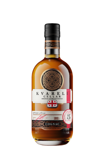 KVARELI CELLAR Коньяк ординарный пятилетний