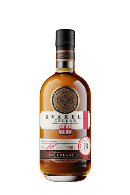 KVARELI CELLAR Коньяк ординарный 3-х лет