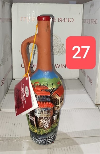 КУВШИН 3D ГОРОД- САПЕРАВИ, КРАСНОЕ СУХОЕ 0,75л. 1895