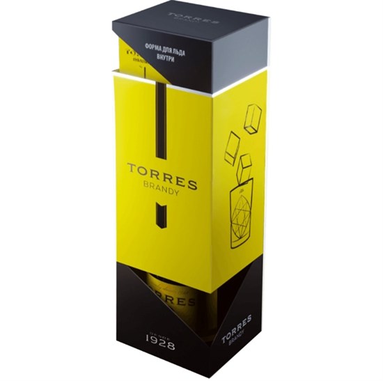 Бренди Torres 10 Gran Reserva, 10 лет, 0,7 л в подарочной упаковке + форма для льда 2149