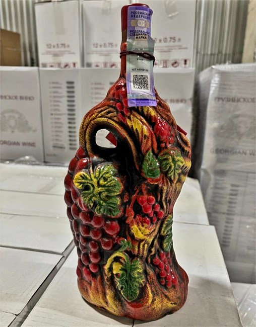 КУВШИН № 6 - Киндзмараули красное полусладкое 1л. 2025