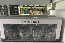 ВОДКА НАБОР ИЗ 4 КРИСТАЛ ХЕД 4х50мл. 2443